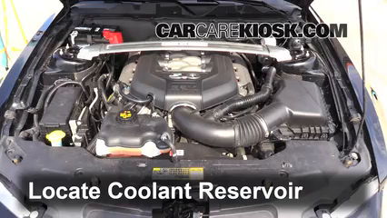 2012 Ford Mustang GT 5.0L V8 Coupe Antigel (Liquide de Refroidissement) Réparer les Fuites